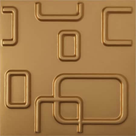 Ekena Millwork 11 7/8in. W x 11 7/8in. H Oslo EnduraWall Decorative 3D Wall Panel, Total 11.76 Sq. Ft., 12PK WP12X12OSBGL-CASE-12